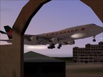 Air Canada Just Before Touchdown My Veiw From The Bar.JPG
